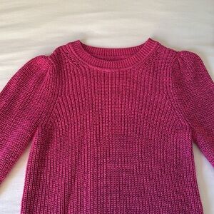 GAP Femme Shaker Sweater. Confetti
Vibrant Pink Puff Sleeve Size SMALL